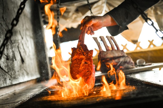Grillerei im Biergarten des Sporthotel Radstadt